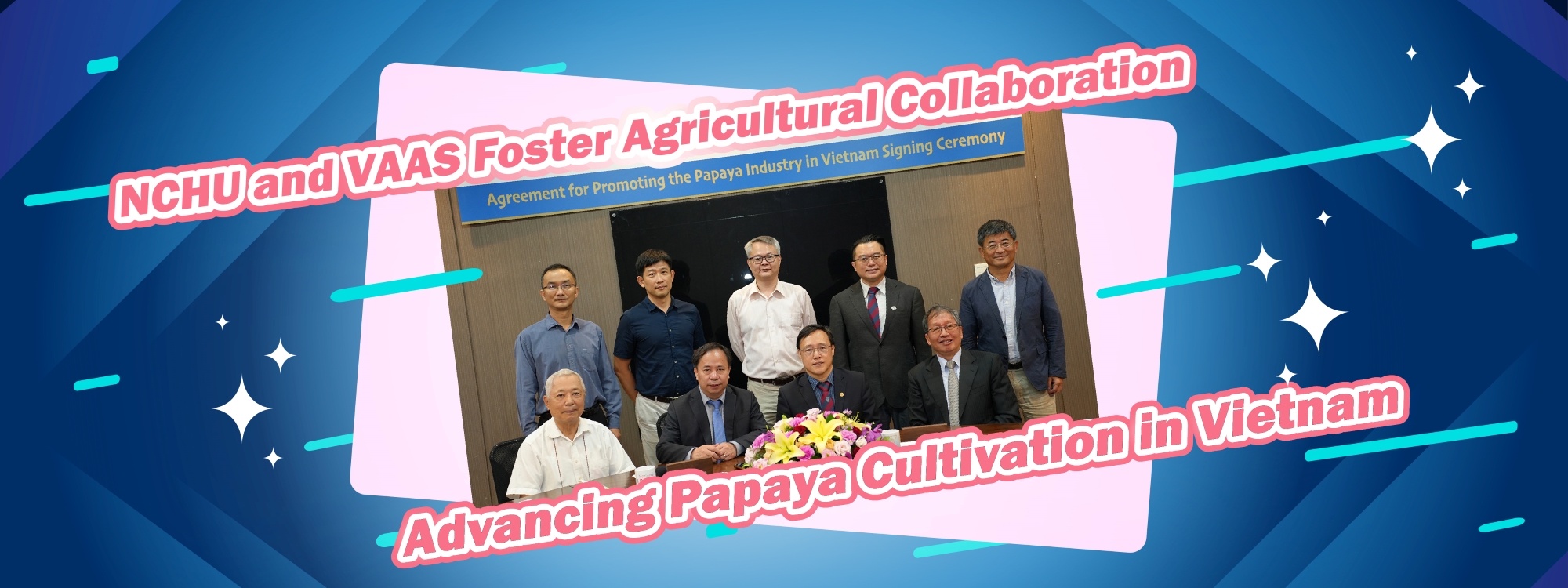 Taiwan Agricultural Technology Export: NCHU Assists Vietnam in Establishing